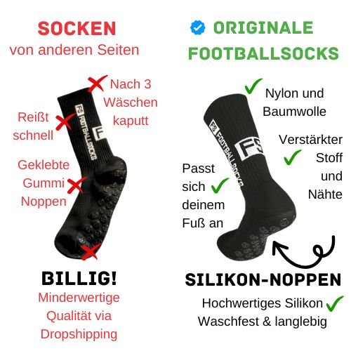 Footballsocks, Lange Fußballsocken, Fußballsocken mit Kompression, Fußballsocken mit Zehenpolsterung, Amazon